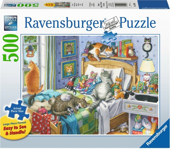 Ravensburger casse-tête Casse-tête 500 Large Le somme des chats 4005556149667