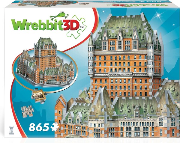 Wrebbit Casse-tête 3D Château Frontenac (865pcs) 665541020223