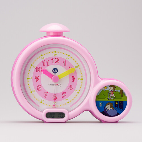 Claessens'Kids Kid'sleep mon premier réveille-matin rose, horloge entraîneur de sommeil 7640116260115