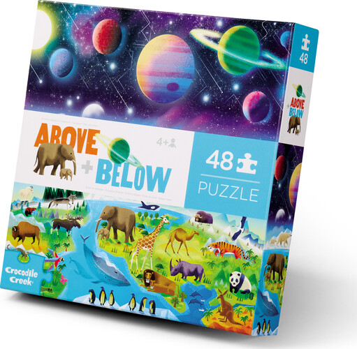 Crocodile creek Casse-tête 48 Above & Below - Terre et espace 732396760069