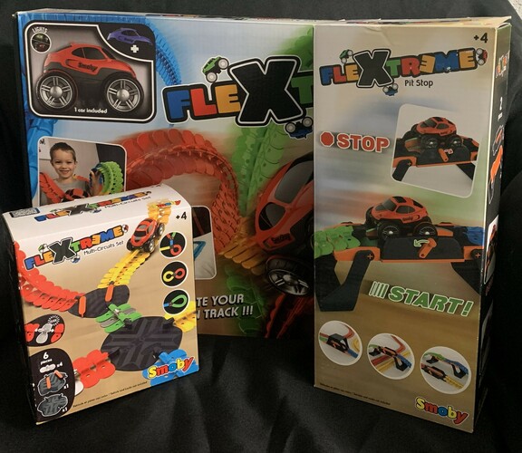 Flextreme - Ensemble découverte 184 pc, centre de ravitaillement, ensemble Multi-circuits 