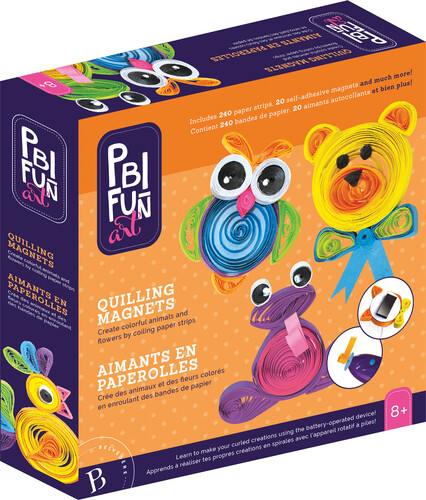 PBI Fun Art Créer des aimants en paperolles (fr/en) 727565011004