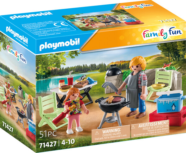 Playmobil Playmobil 71427 Barbecue avec papa et enfant 4008789714275
