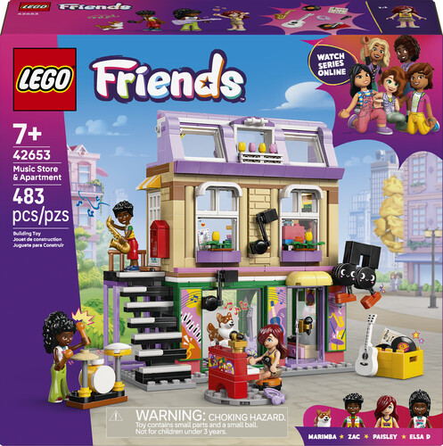 LEGO LEGO 42653 Le magasin de musique et l’appartement 673419404501