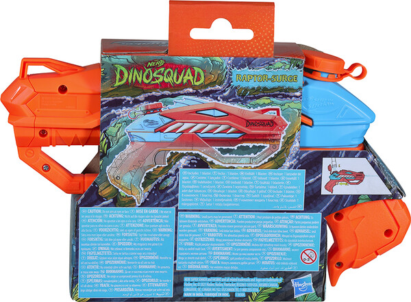 Nerf Pistolet à eau - Nerf Super Soaker Dinosquad Raptor surge 5010993902743