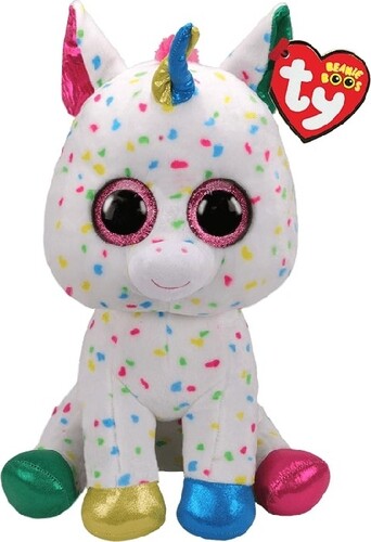 Ty Beanie boos (16") - harmonie - speckled unicorn 008421368914