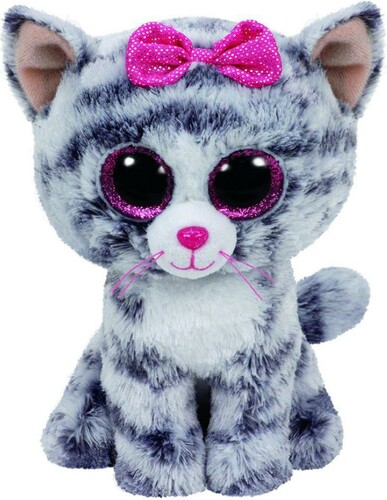 Ty Beanie boos (8") - kiki - grey cat 008421371907