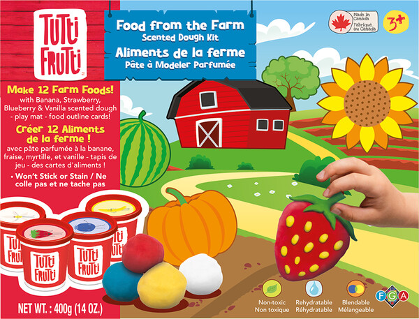 Tutti Frutti Pâte à modeler ensemble aliments de la ferme (fr/en) 061404147715