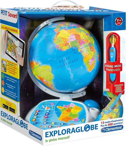 Clementoni Globe terrestre interactif et stylo à lecture optique Exploraglobe (fr) 8005125522026