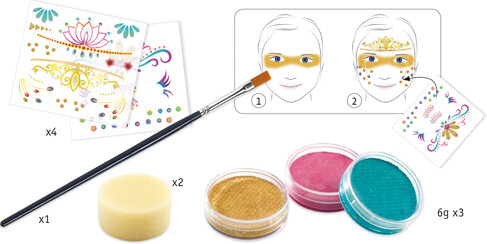 Djeco Coffret de maquillage princesse (fr/en) 3070900092075