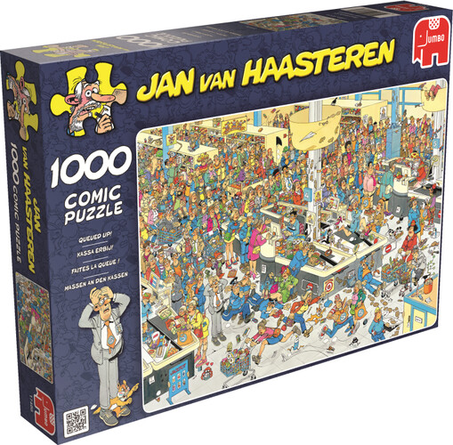 Jumbo Casse-tête 1000 Jan van Haasteren - faites la queue 8710126174661