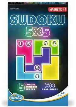 ThinkFun Sudoku 5x5 Mag Travel Puzzle (fr/en) 4005556765911