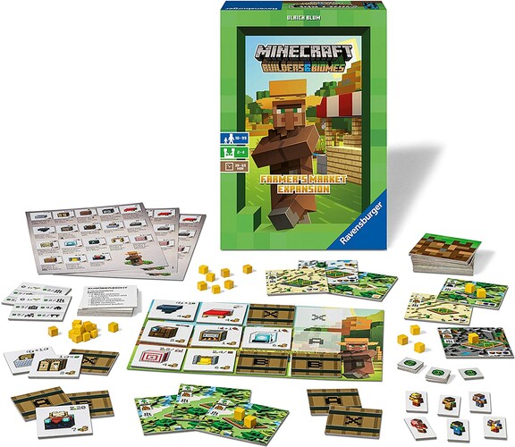 Ravensburger Minecraft: Builders & Biomes (fr/en) Ext Marché du fermier 4005556268696