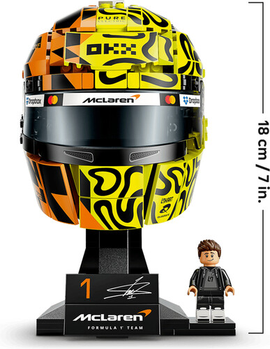 LEGO LEGO 43023 Le casque McLaren Mastercard F1® Team d’Oscar Piastri 673419425391