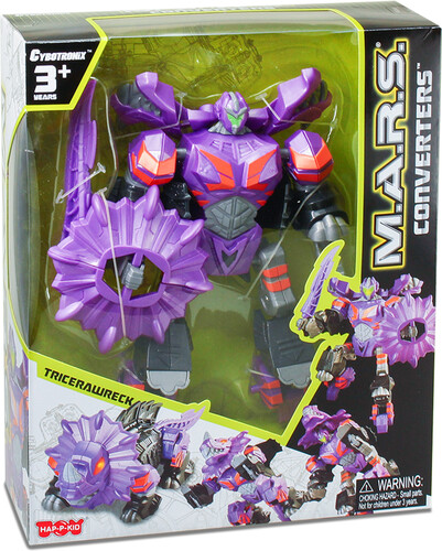 Happy Kid robot m.a.r.s. converters dino - tricerawreck 672552414309