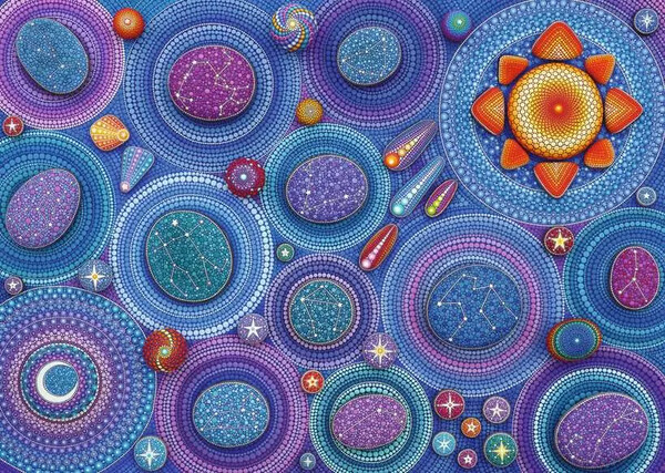 Ravensburger casse-tete Casse-tête 1000 Constellations Célestes (USJ) 4005555011941