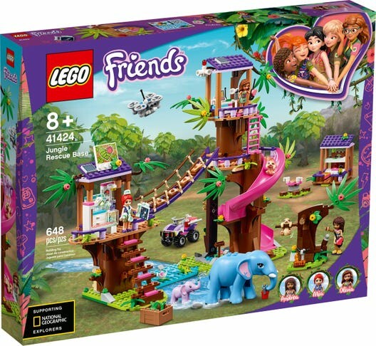 LEGO LEGO 41424 La base de sauvetage dans la jungle 673419320078