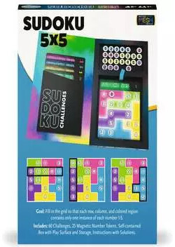 ThinkFun Sudoku 5x5 Mag Travel Puzzle (fr/en) 4005556765911