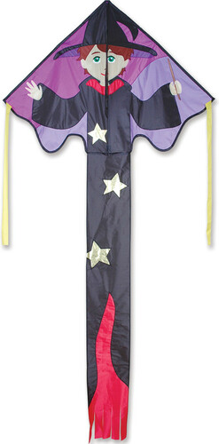 Premier Kites Cerf-volant monocorde large facile à voler Ned le magicien 46'' x 90'' 630104441685