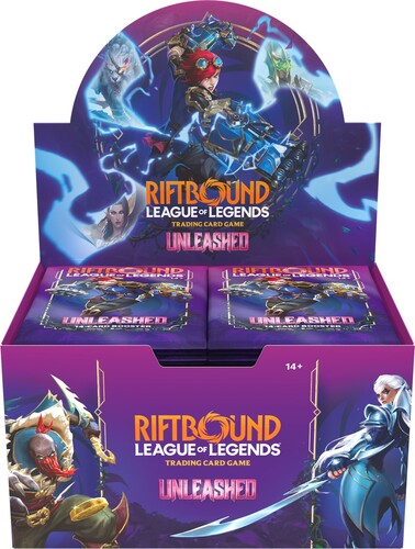 Riftbound league of legends (en) - unleashed - booster box 810155274245