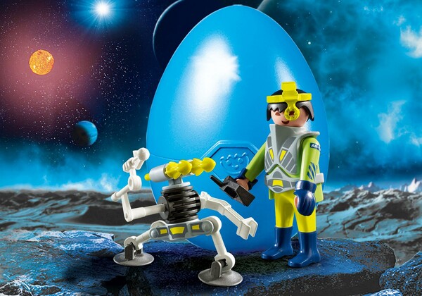 Playmobil Playmobil 9416 Oeuf Agent de l'espace avec robot 4008789094162