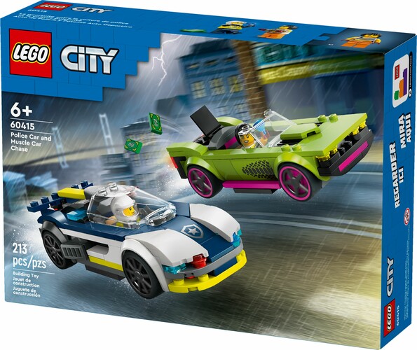 LEGO LEGO 60415 La course-poursuite entre la voiture de police et la super voiture 673419388900