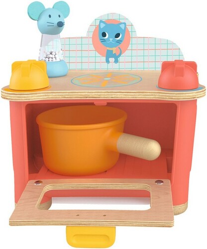 Djeco Jeux d'imitation / Cuisinière du chaton 3070900055032