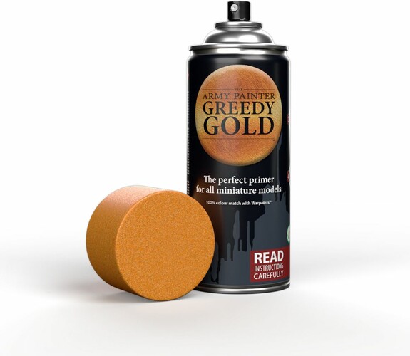 The Army Painter Warpaints Primer aerosol - Colour Primer Greedy gold 5713799302815