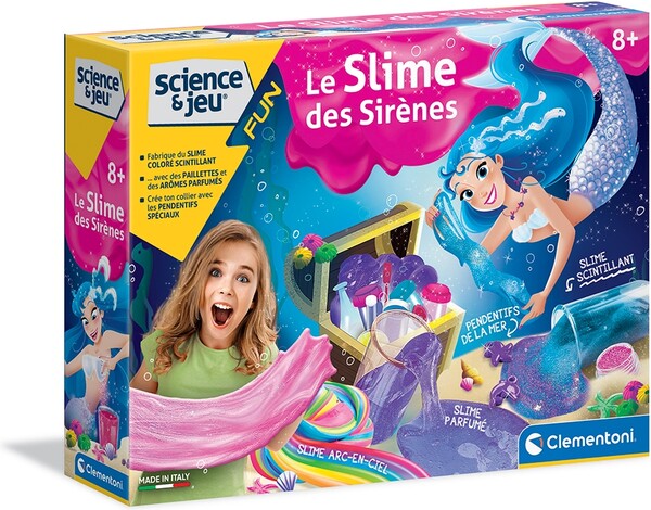 Clementoni Science & jeu: Le slime scintillant de sirène (fr) 8005125525331