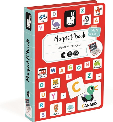 Janod Magnetibook (fr/en) - Alphabet français 3700217327118