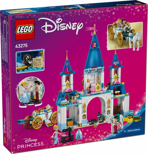 LEGO LEGO 43275 Cinderella's Castle & Horse Carriage 673419404228