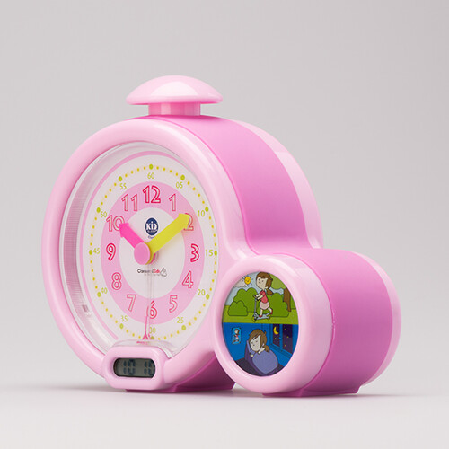 Claessens'Kids Kid'sleep mon premier réveille-matin rose, horloge entraîneur de sommeil 7640116260115