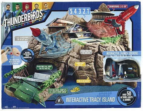 Imports Dragon Thunderbirds interactive tracy island playset 885546902960