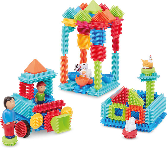 Battat Bristle Blocks - Mallette de 85 pièces 062243254343