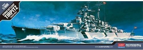 Academy Modèle à coller Battleship tirpitz 1/800 603550014383