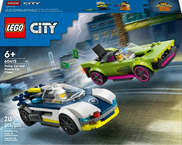 LEGO LEGO 60415 La course-poursuite entre la voiture de police et la super voiture 673419388900