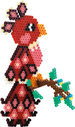 Hama Hama Midi Boîte cadeau perroquets 2500 perles et 1 plaque 3246 028178032463