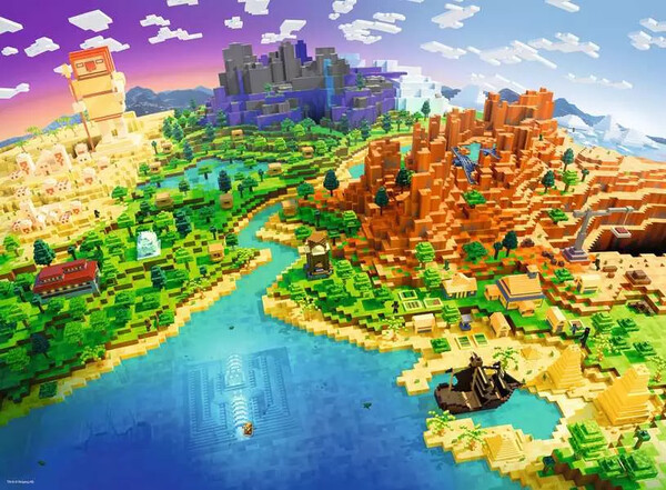 Ravensburger casse-tête Casse-tête 500 Minecraft 4005555015680