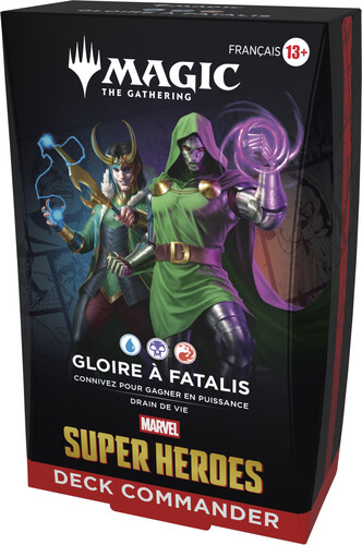 Wizards of the Coast MTG Marvel super heroes - commander deck Doom prevails (francais) MTG