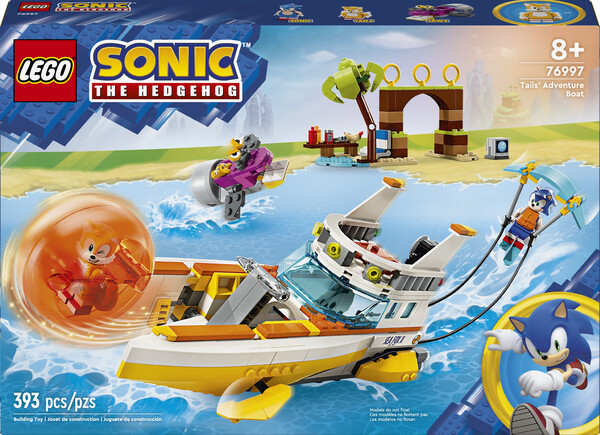 LEGO LEGO 76997 Le bateau d’aventure de Tails 673419391689