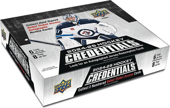 Upper Deck Upper Deck Credentials Hockey 24/25 hobby Booster Box 053334829908