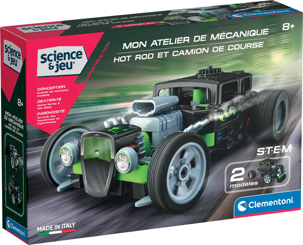 Clementoni Science Mon atelier de mécanique - hot rod et camion de course (fr) 8005125527588