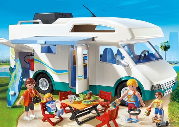 Playmobil Playmobil 6671 Autocaravane familiale (véhicule récréatif) (mai 2016) 4008789066718