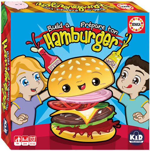 Educa Borras Prépare ton hamburger 2.0 (du hamburger) (fr/en) 629270710022