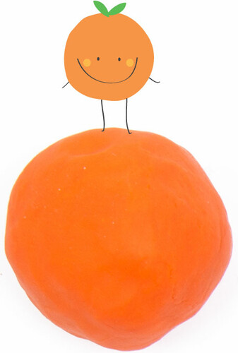 Tutti Frutti Pâte à modeler 1kg orange (fr/en) 061404015069