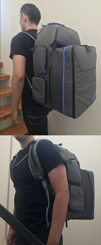 GeekOn! Ultimate boardgame backpack - blue 680499995300