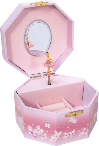 Schylling Boîte à bijoux ballerine hexagonale 019649207305