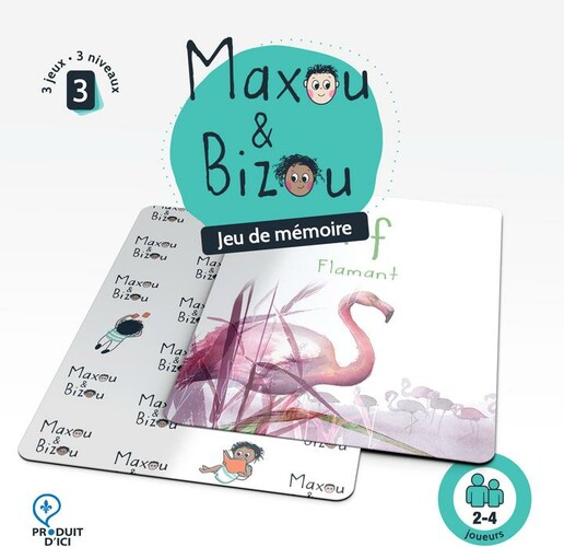 Maxou & Bizou Jeu de mémoire Maxou & Bizou 754083370382