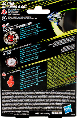 Beyblade Beyblade X - Generation 4 Ensemble de départ balance Scythe incendio 4-60T 195166265308