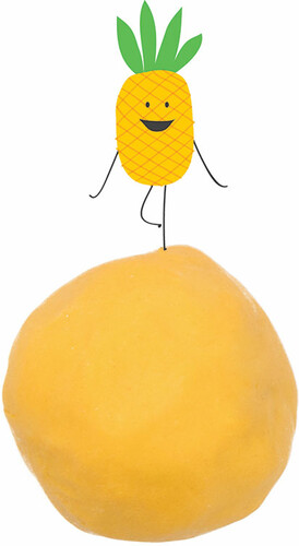 Tutti Frutti Pâte à modeler 1kg ananas (fr/en) 061404015182